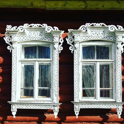 окошки села Шарапово
