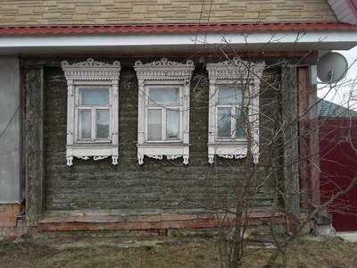 Прекрасные окошки деревни Лесково