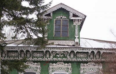 Старинные наличники деревни Беззубово