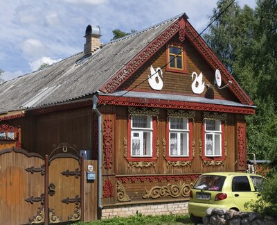 Дома из Опеченского Посада
