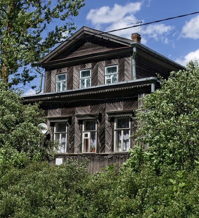Дома из Опеченского Посада