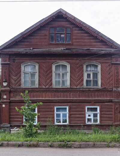 деревянные дома Боровичей