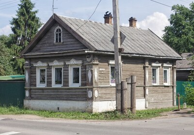 деревянные дома Боровичей
