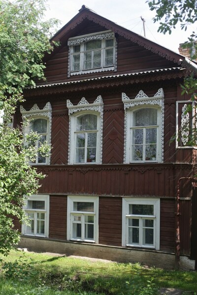 деревянные дома Боровичей