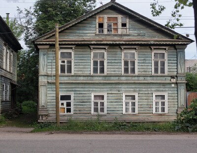 деревянные дома Боровичей