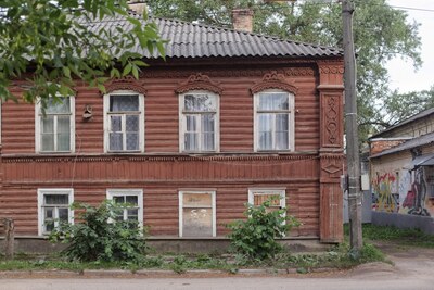 деревянные дома Боровичей