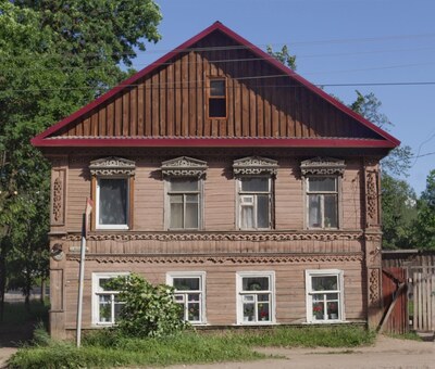 деревянные дома Боровичей