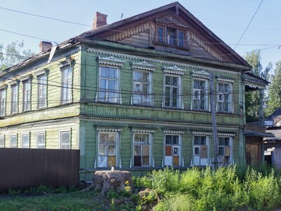 деревянные дома Боровичей