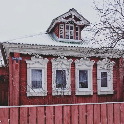 Несколько красивых домов Воскресенска