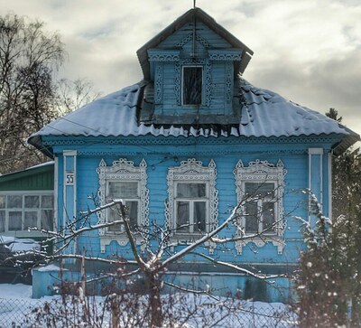 Деревянное зодчество посёлка имени Цюрупы
