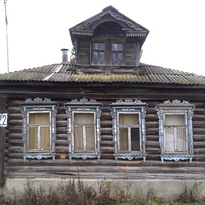 Деревянные дома из Песков