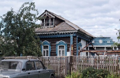 Красивый дом из деревни Муромцево