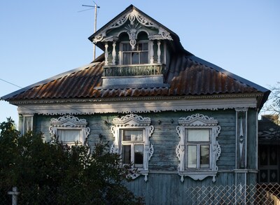 Дома деревни Бессоново