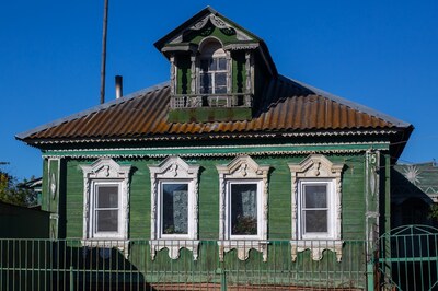 Дома деревни Бессоново