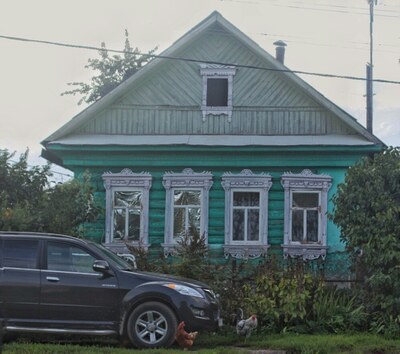 Дома деревни Катунино