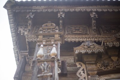 Carving details of two remarkable late-19th-century houses