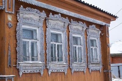 Окошки деревни Понарино