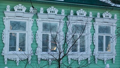 Окна деревни Бормусово