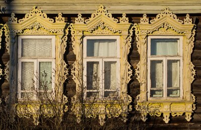 Окна деревни Бормусово