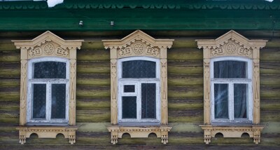 Наличники самой старой части Коломны