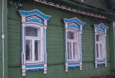 Наличники самой старой части Коломны
