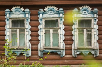 Наличники деревни Дерзковской