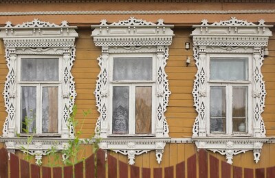 Наличники деревни Подлесной