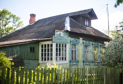Дома деревни Слобода