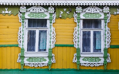 Наличники села Кривандина
