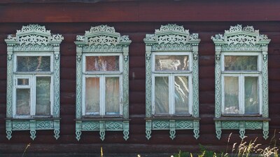Наличники села Кривандина