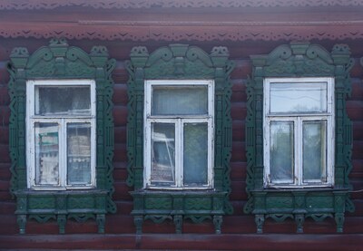 Наличники села Кривандина