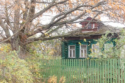 Дома деревни Кудыкино