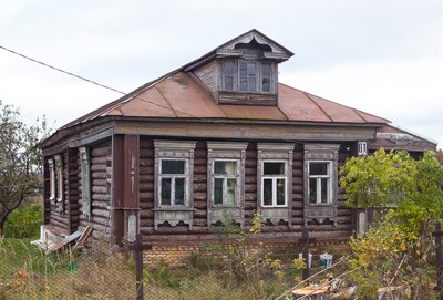 Дома деревни Высоково