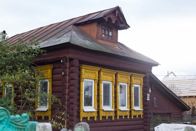 Дома деревни Высоково