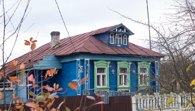 Дома деревни Высоково