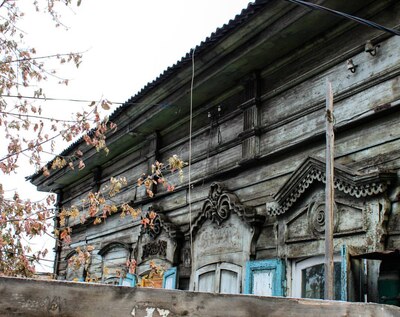 Holzarchitektur Irkutsks