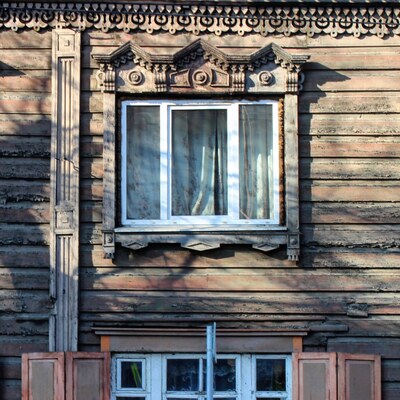 Holzarchitektur Irkutsks