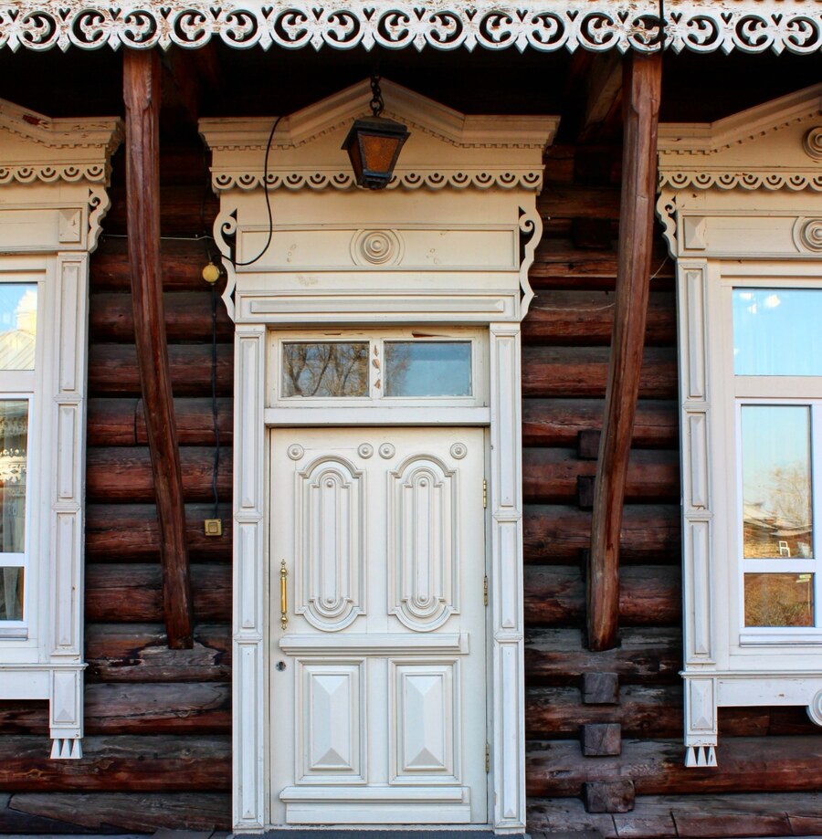Holzarchitektur Irkutsks