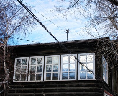 Holzarchitektur Irkutsks