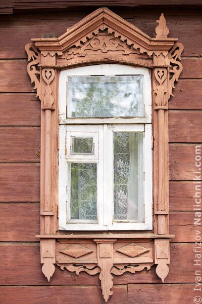 Деревянные резные наличники подмосковного Егорьевска
