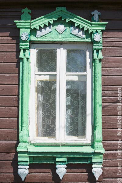 Деревянные резные наличники подмосковного Егорьевска