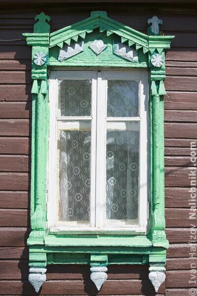 Деревянные резные наличники подмосковного Егорьевска