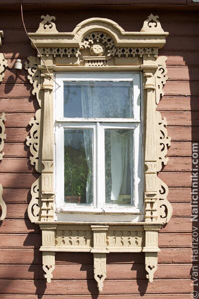 Деревянные резные наличники подмосковного Егорьевска