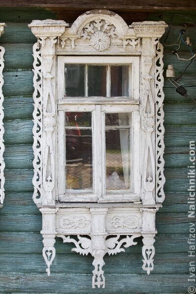 Деревянные резные наличники подмосковного Егорьевска