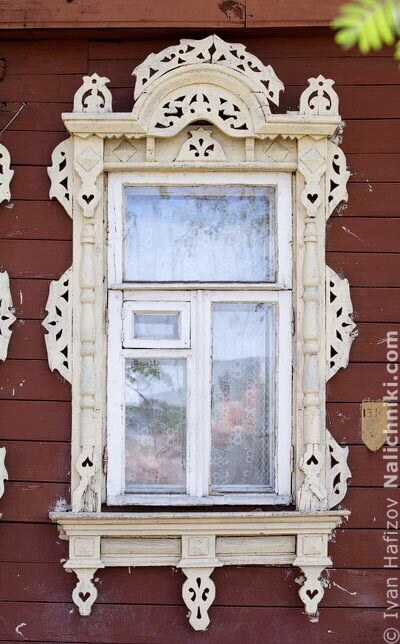 Деревянные резные наличники подмосковного Егорьевска