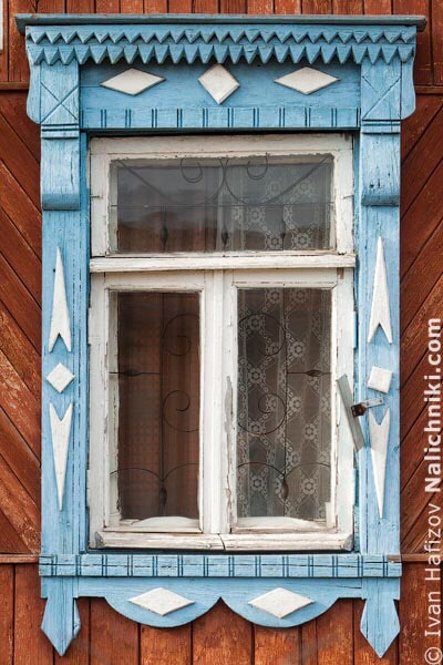 Деревянные резные наличники подмосковного Егорьевска