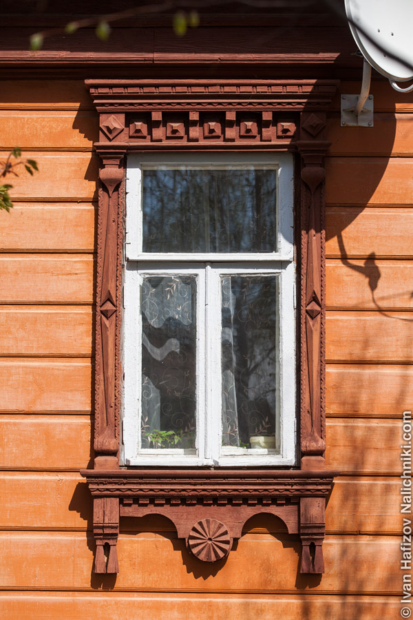 Деревянные резные наличники подмосковного Егорьевска