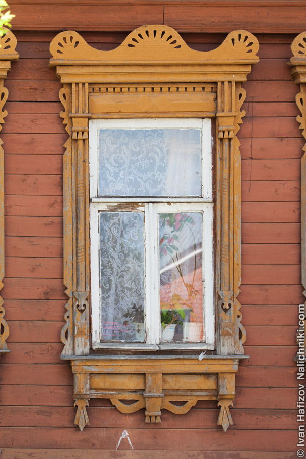 Деревянные резные наличники подмосковного Егорьевска