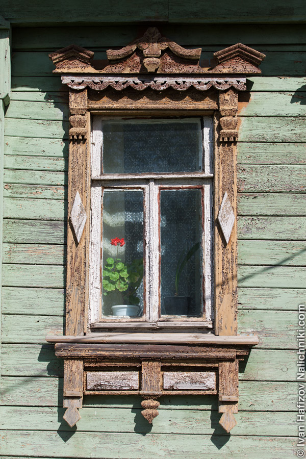 Деревянные резные наличники подмосковного Егорьевска