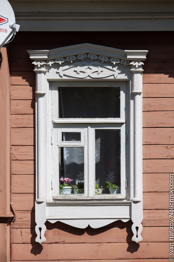 Деревянные резные наличники подмосковного Егорьевска